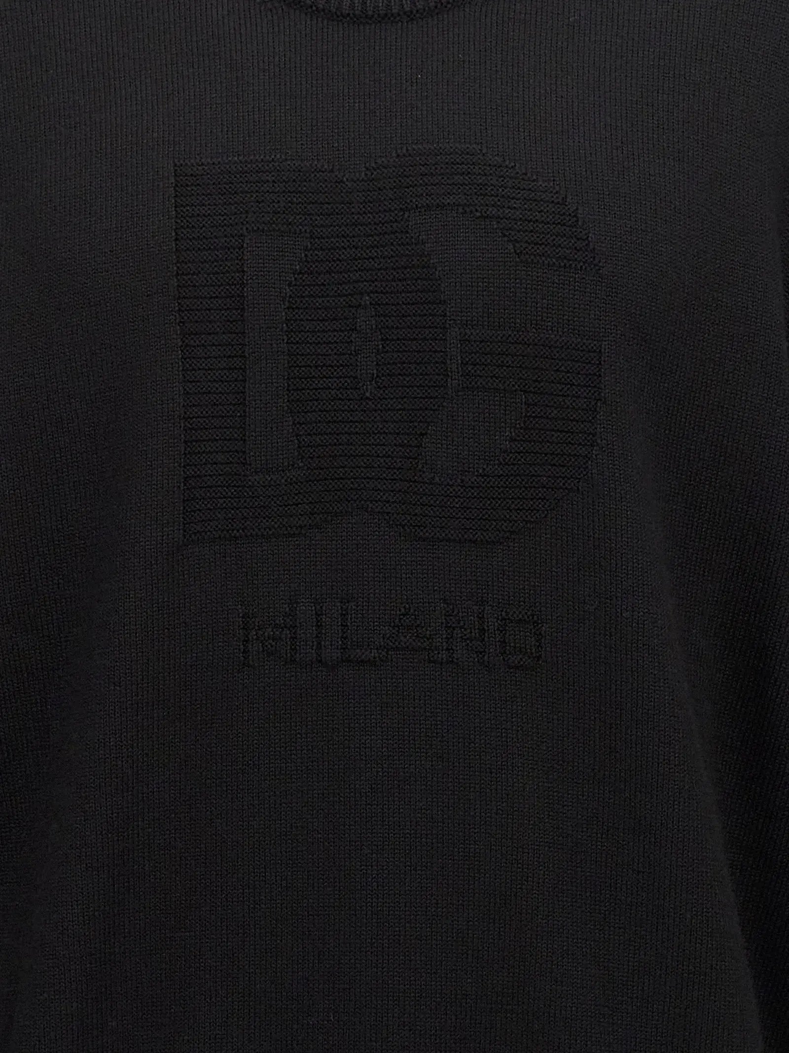 Dolce & Gabbana Black Virgin Wool Cardigan