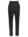 Dolce & Gabbana Pantalon habillé noir en laine vierge