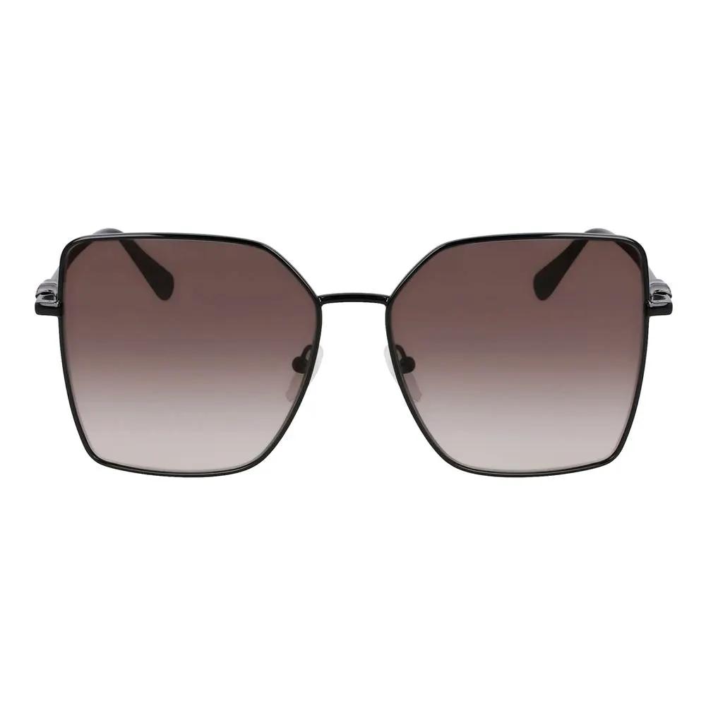 Longchamp Black Metal Sunglasses