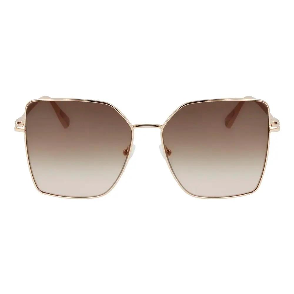 Longchamp Gold Metal Sunglasses
