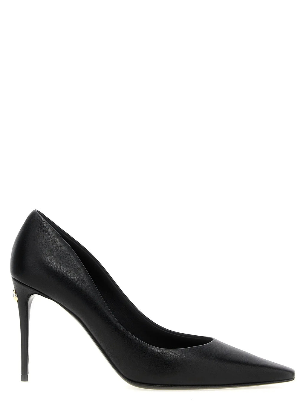 Escarpins Dolce & Gabbana en cuir d'agneau noir à talons hauts