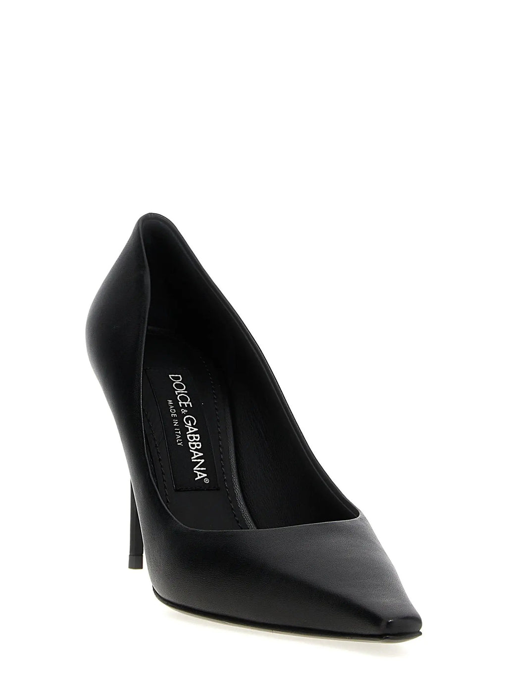 Escarpins Dolce & Gabbana en cuir d'agneau noir à talons hauts