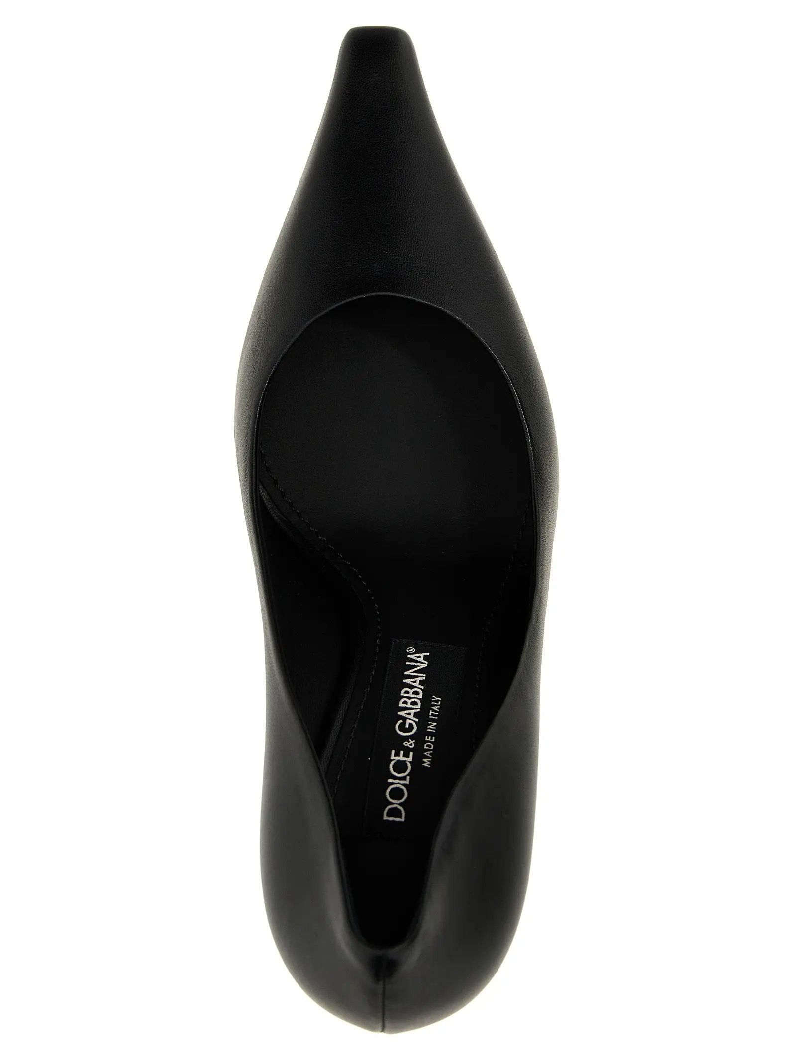 Escarpins Dolce & Gabbana en cuir d'agneau noir à talons hauts