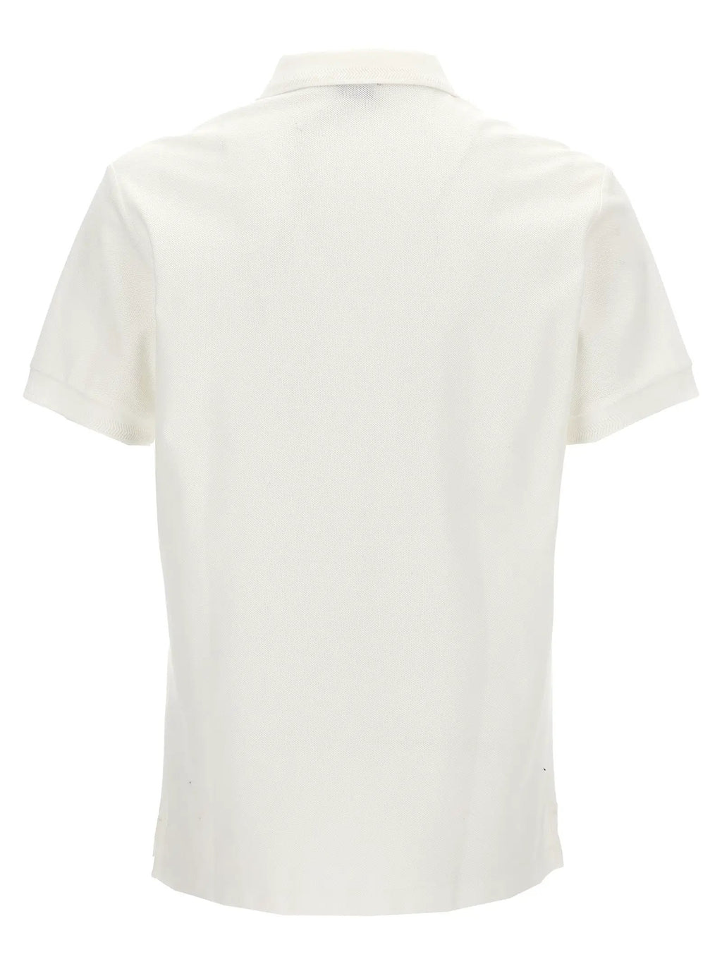 Burberry White Cotton Polo Shirt