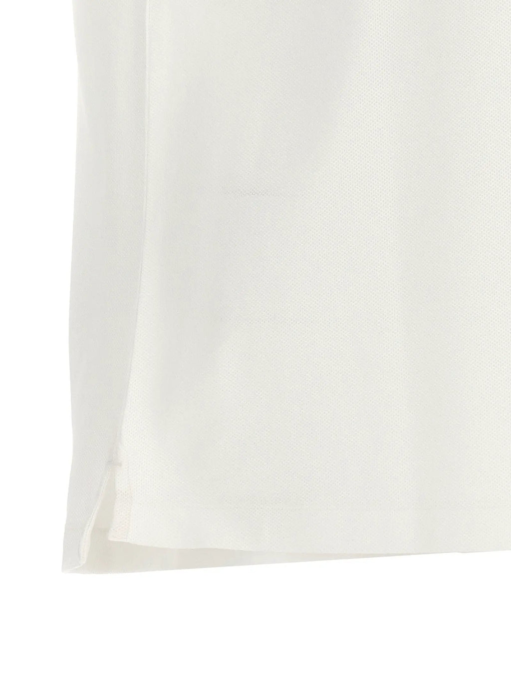 Burberry White Cotton Polo Shirt