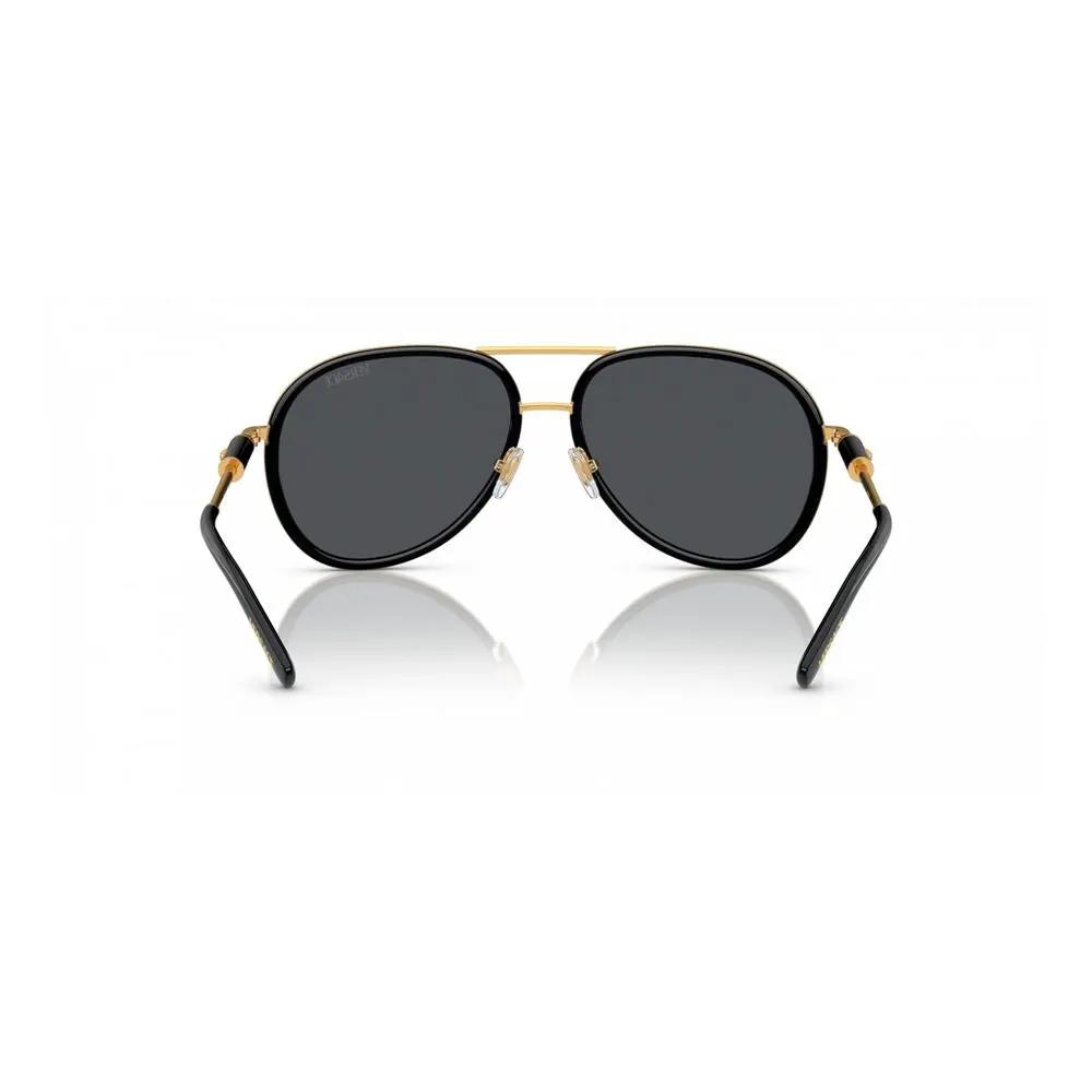 Versace Black Metal Sunglasses