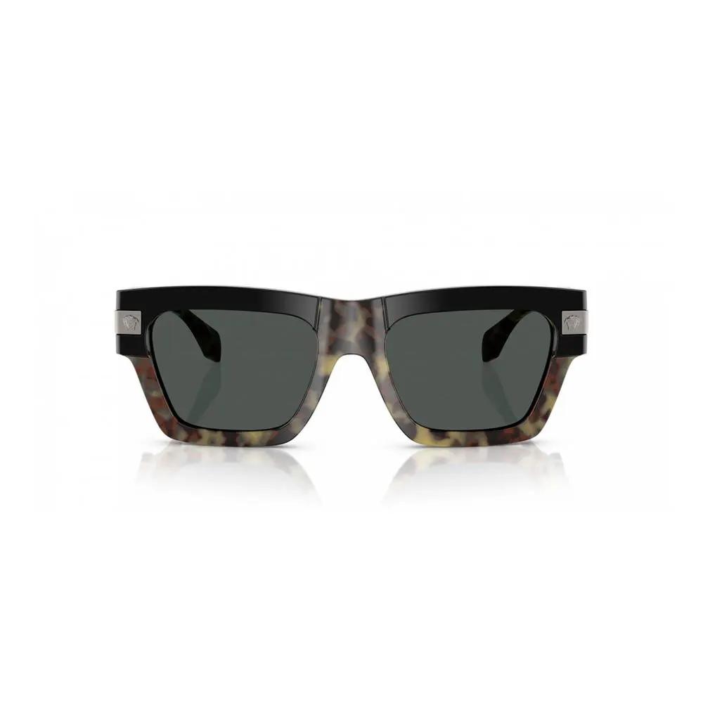 Versace Gray Acetate Sunglasses