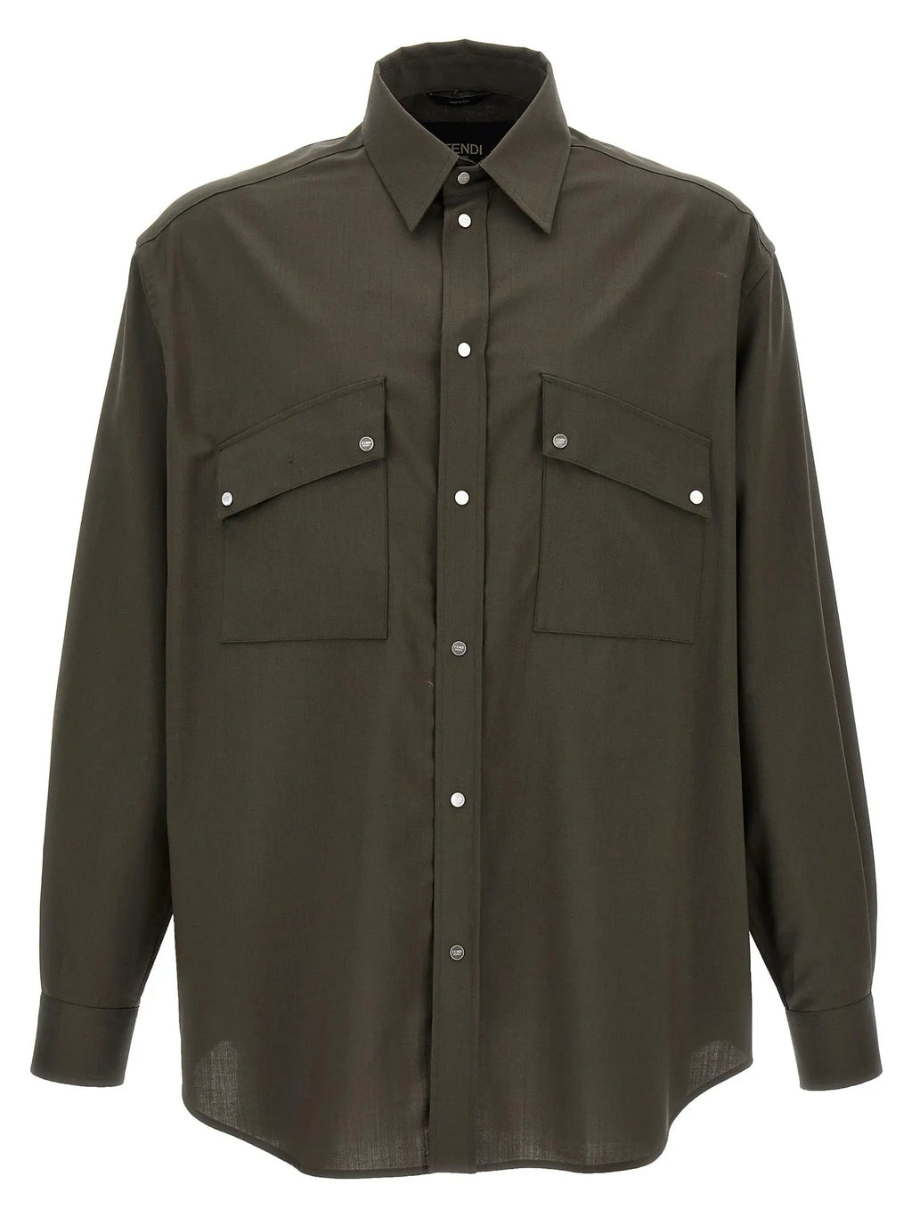 Fendi Bicolor Wool Blouse