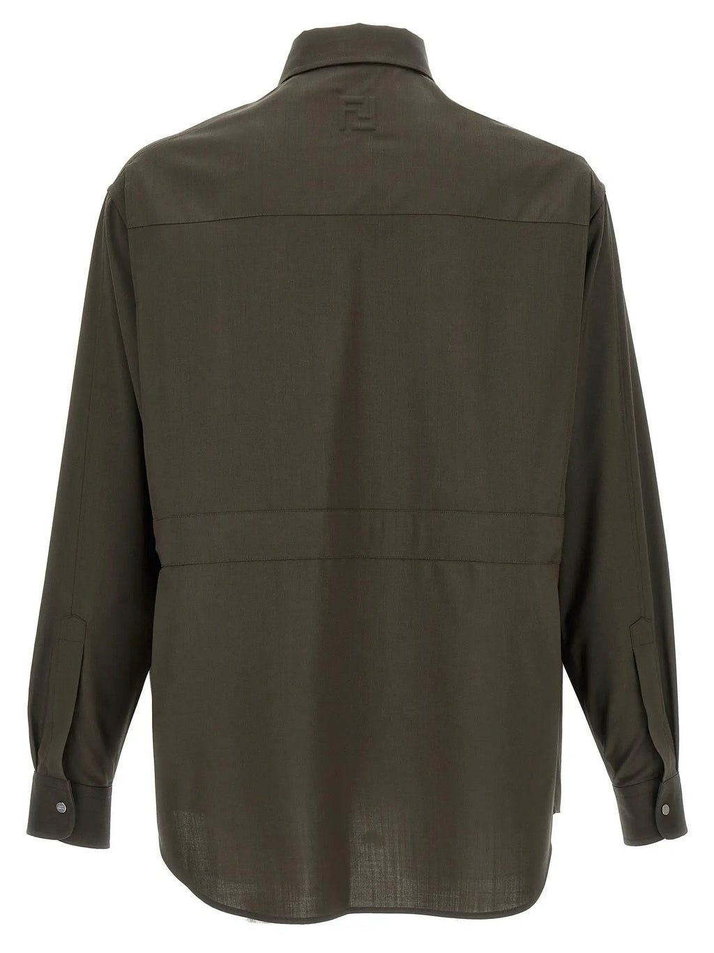 Fendi Bicolor Wool Blouse