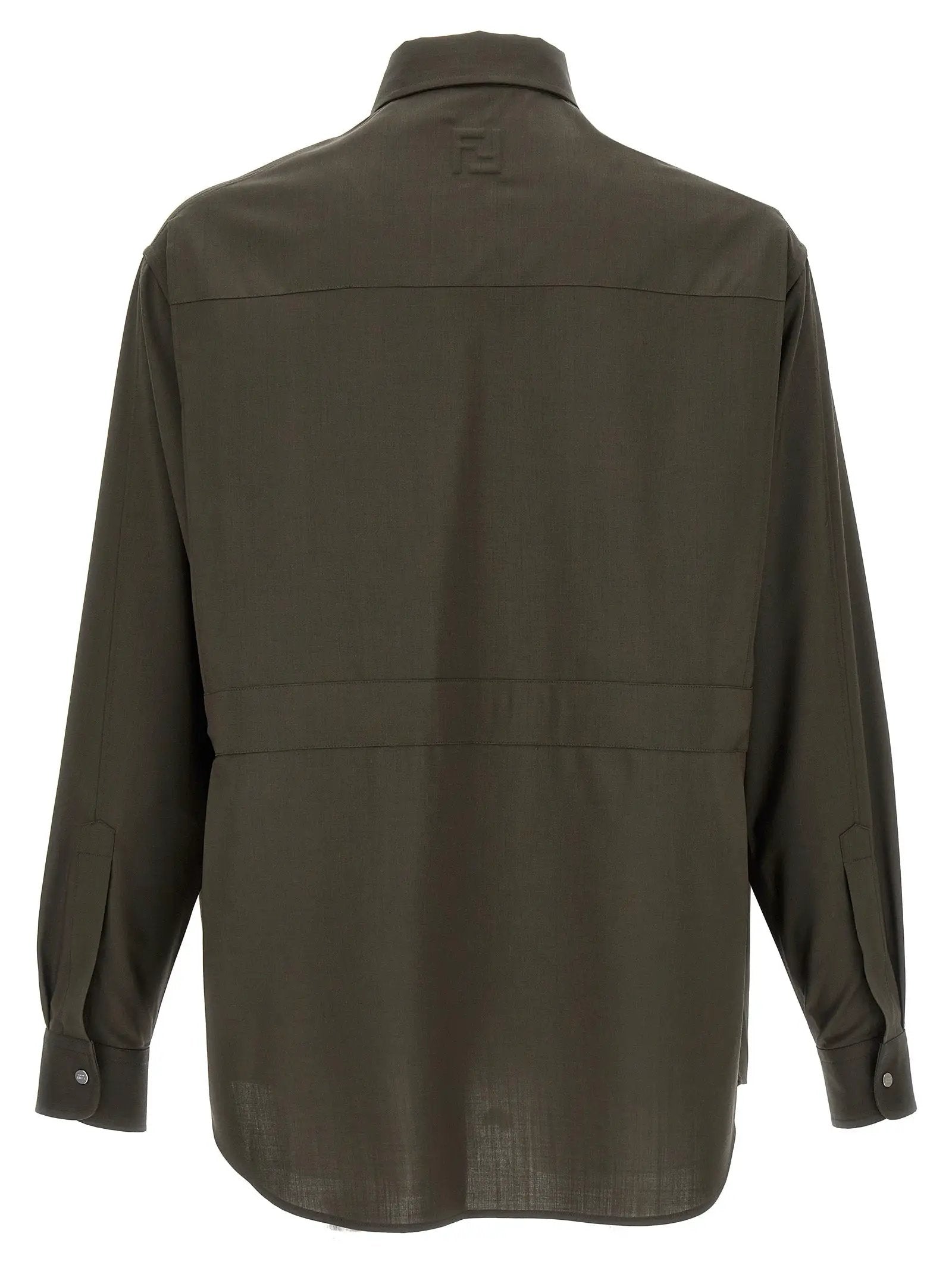 Fendi Bicolor Wool Blouse