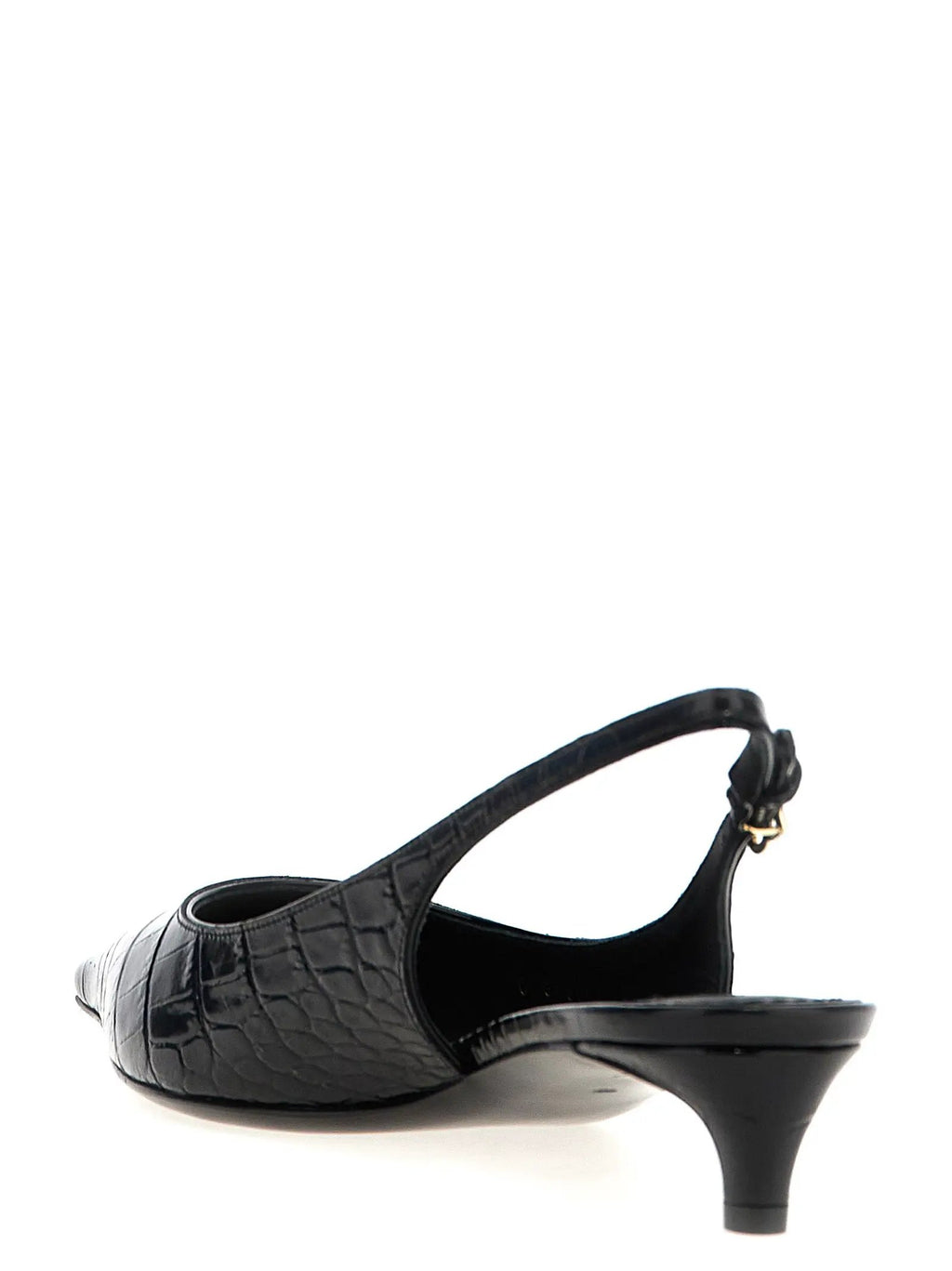 Escarpins Dolce &amp; Gabbana en cuir de veau noir à talon moyen
