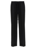 Dolce & Gabbana Black Virgin Wool Casual Pants