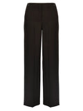 Fendi Purple Virgin Wool Dress Pants