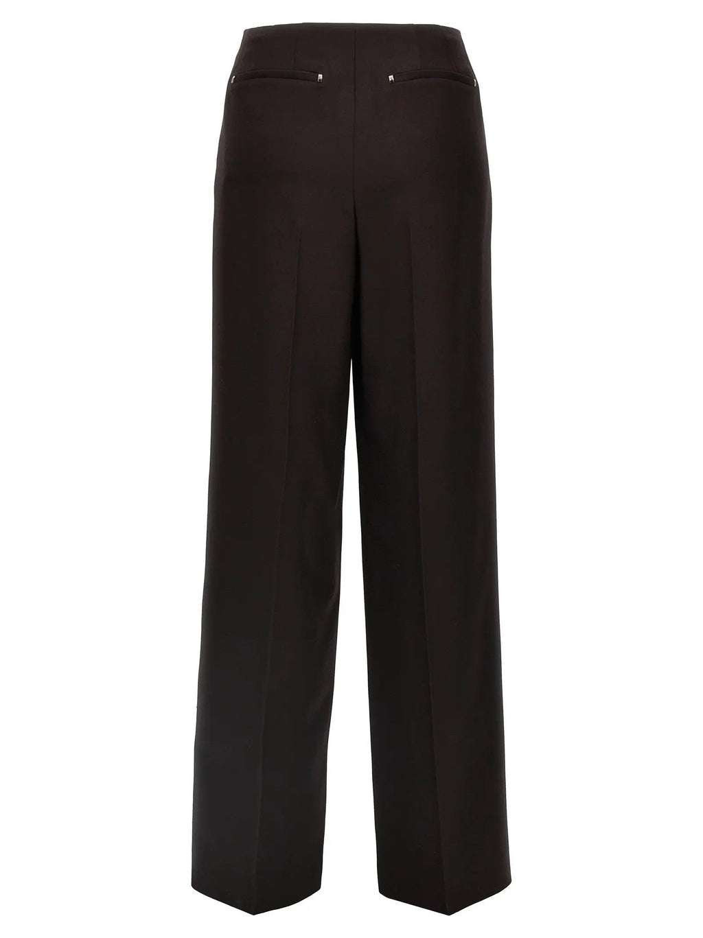 Fendi Purple Virgin Wool Dress Pants