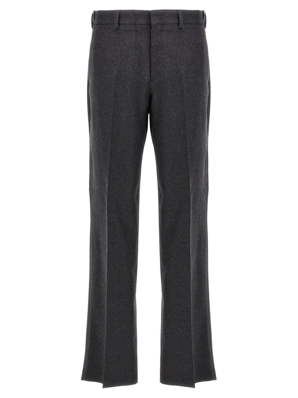 Fendi Gray Cashmere Casual Pants