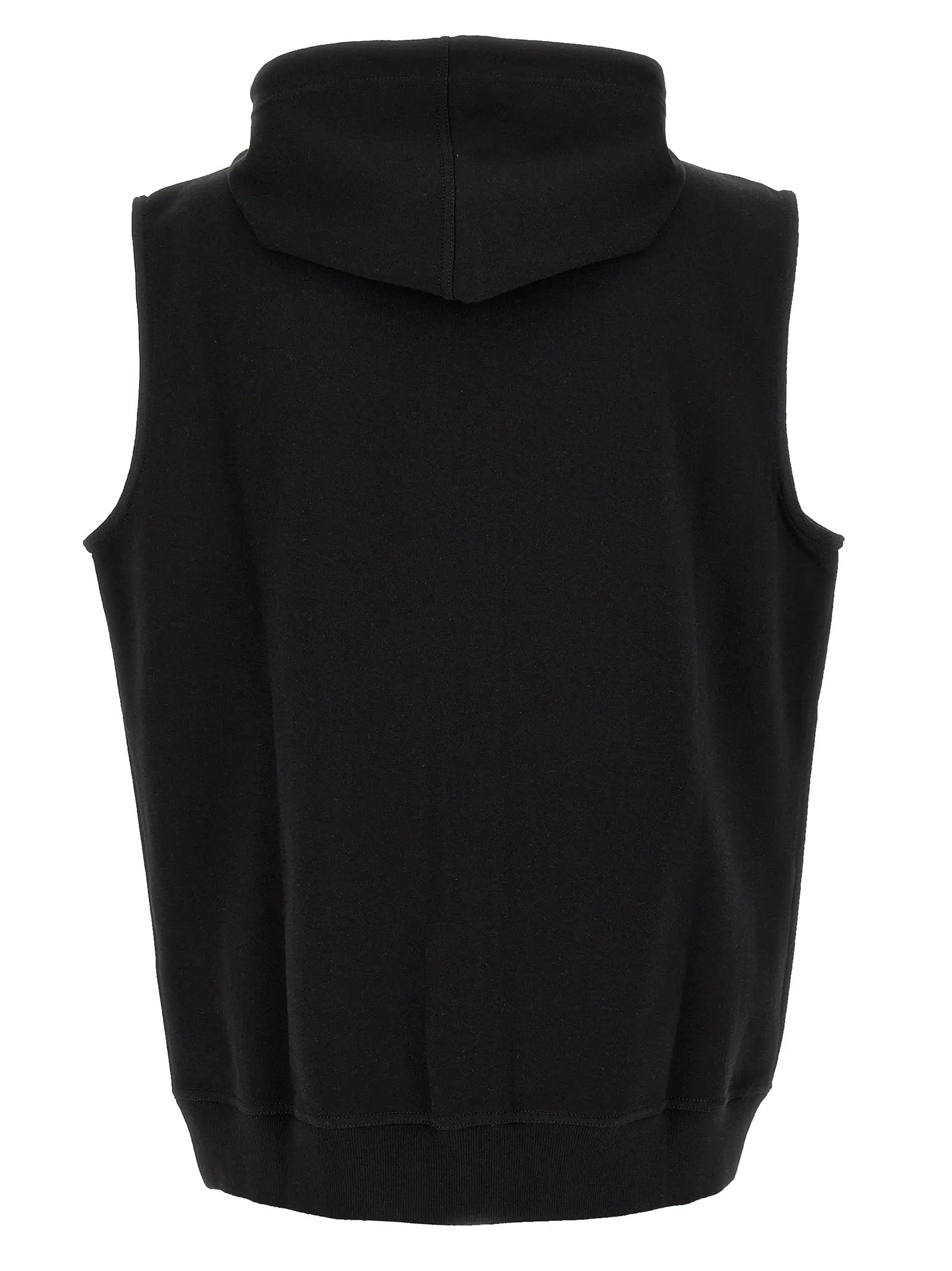 Brunello Cucinelli Black Cotton Sleeveless Jacket