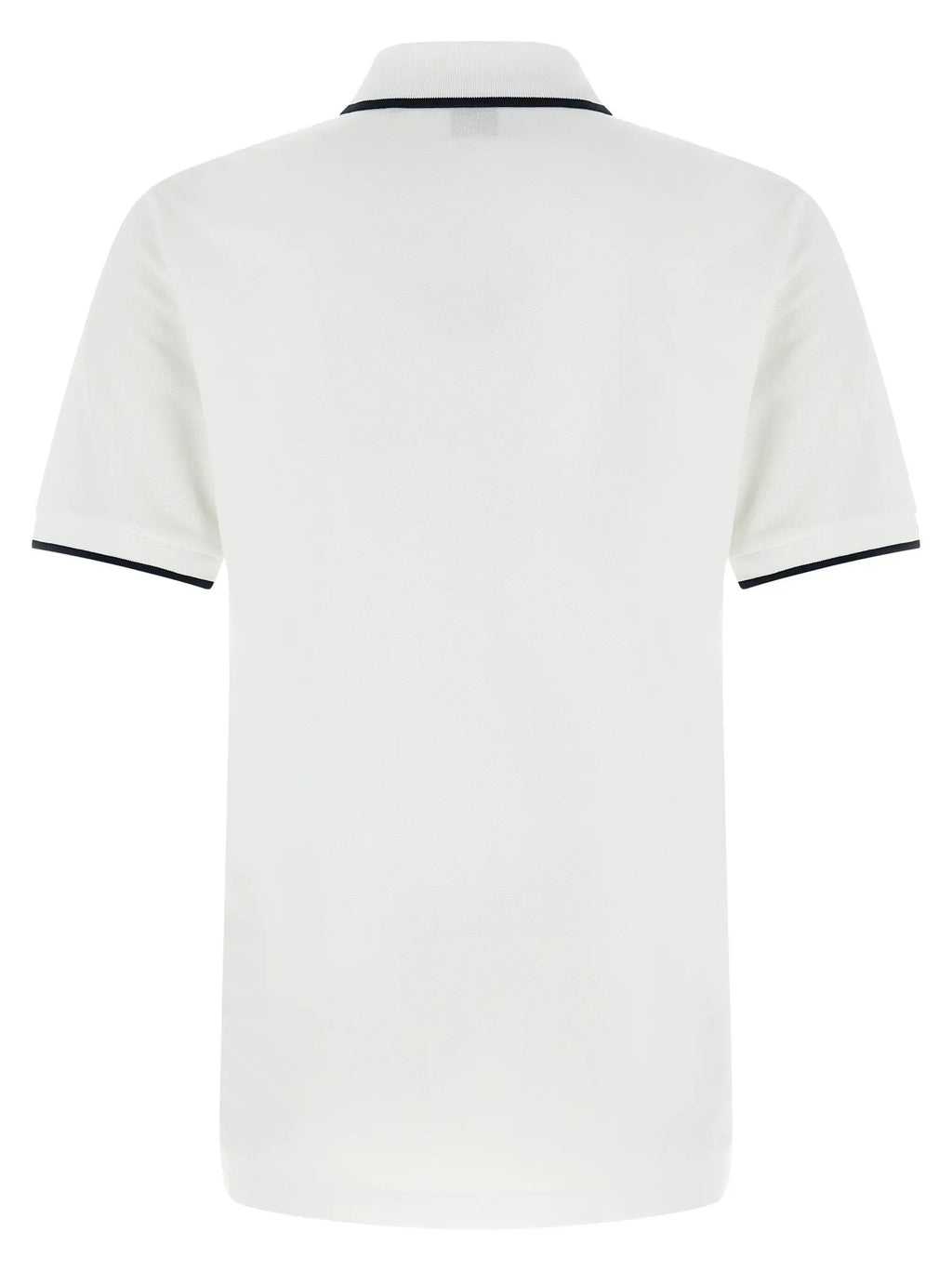Hugo Boss White Cotton Polo Shirt