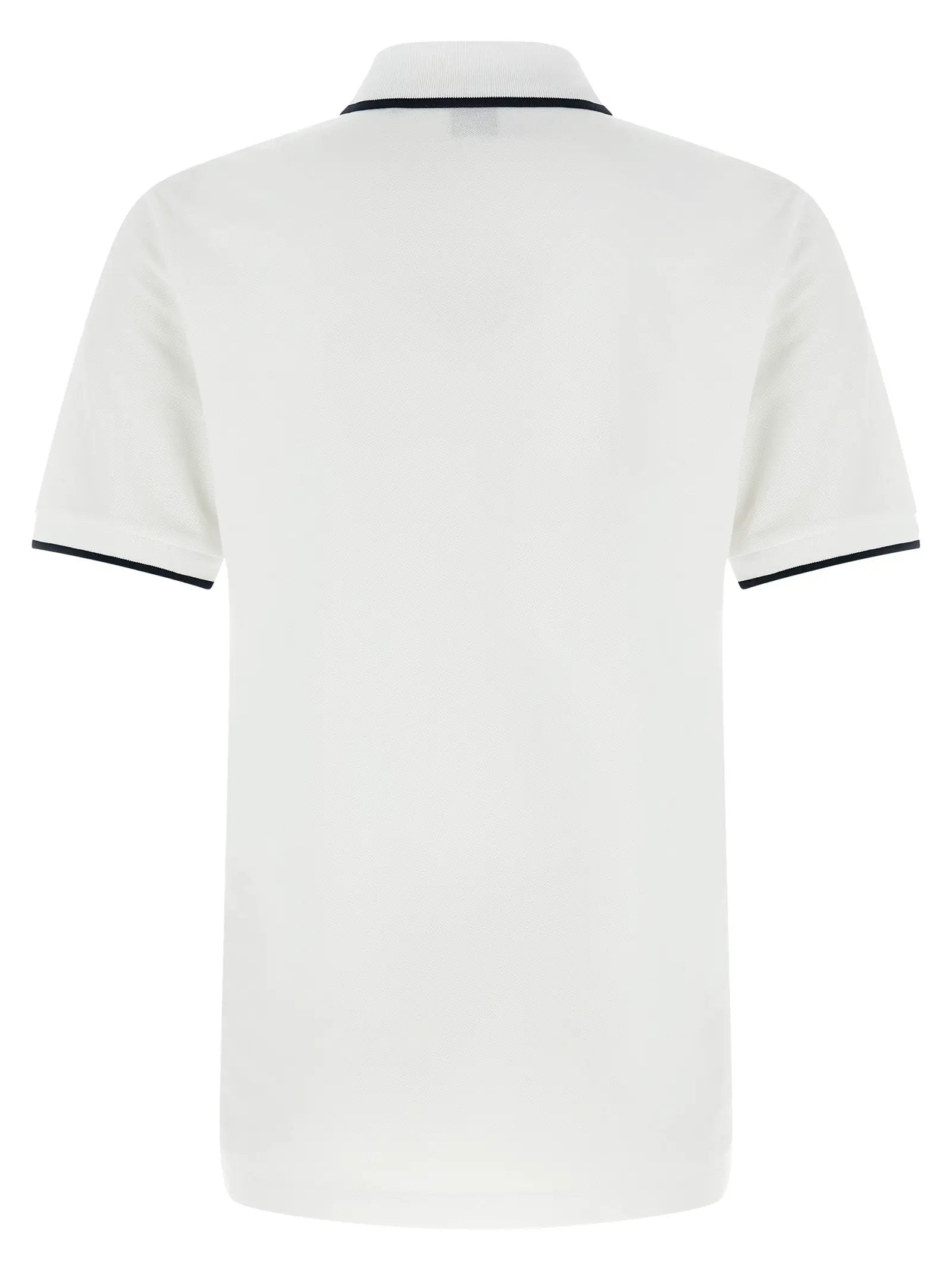 Hugo Boss White Cotton Polo Shirt