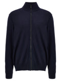 Hugo Boss Blue Wool Cardigan