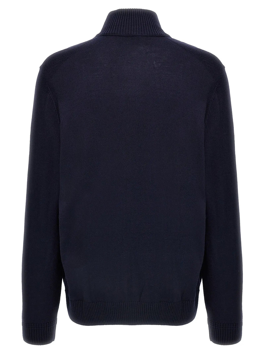 Hugo Boss Blue Wool Cardigan