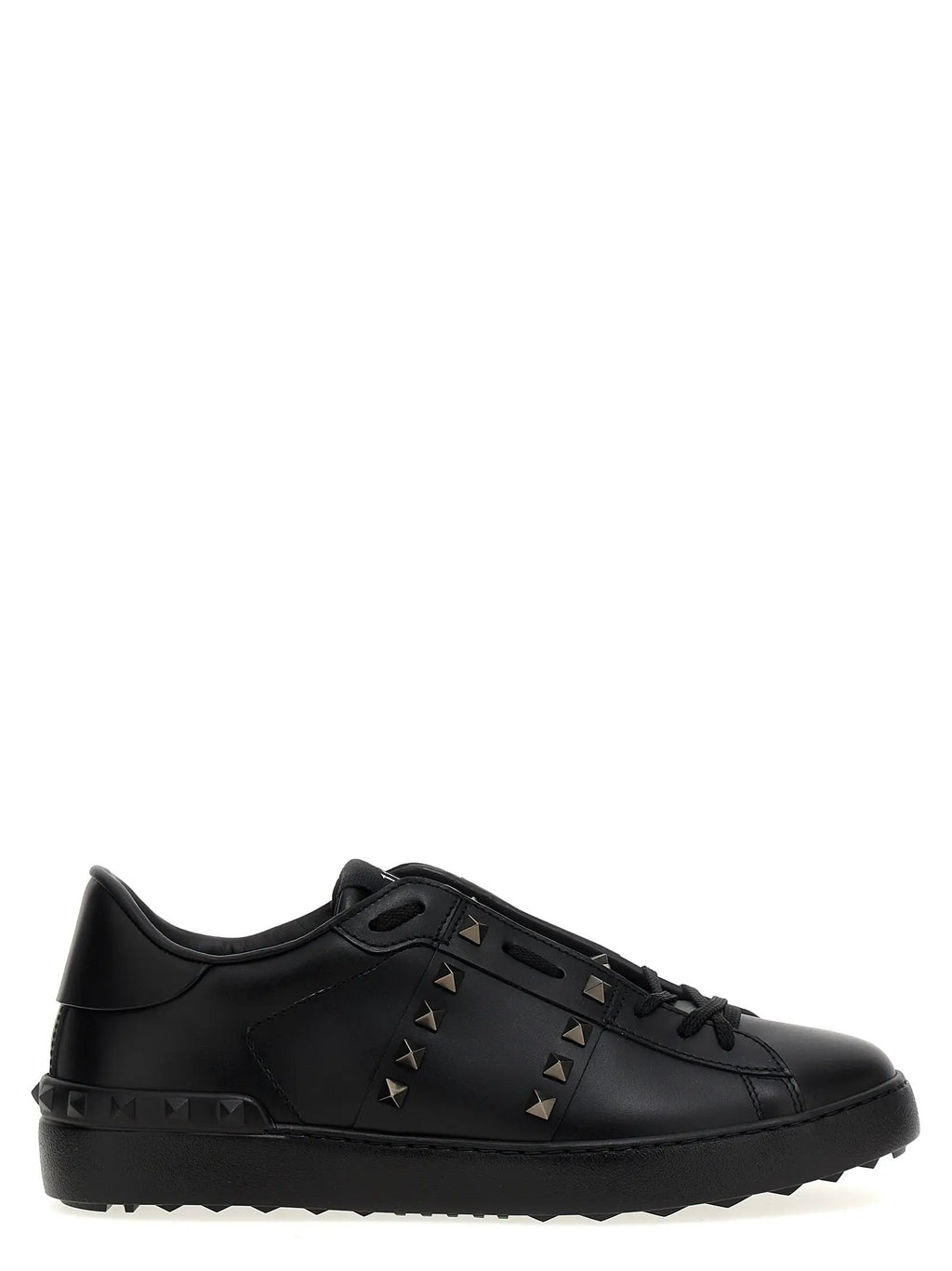 Valentino Garavani Black Calfskin Low Top Sneakers