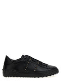 Valentino Garavani Black Calfskin Low Top Sneakers