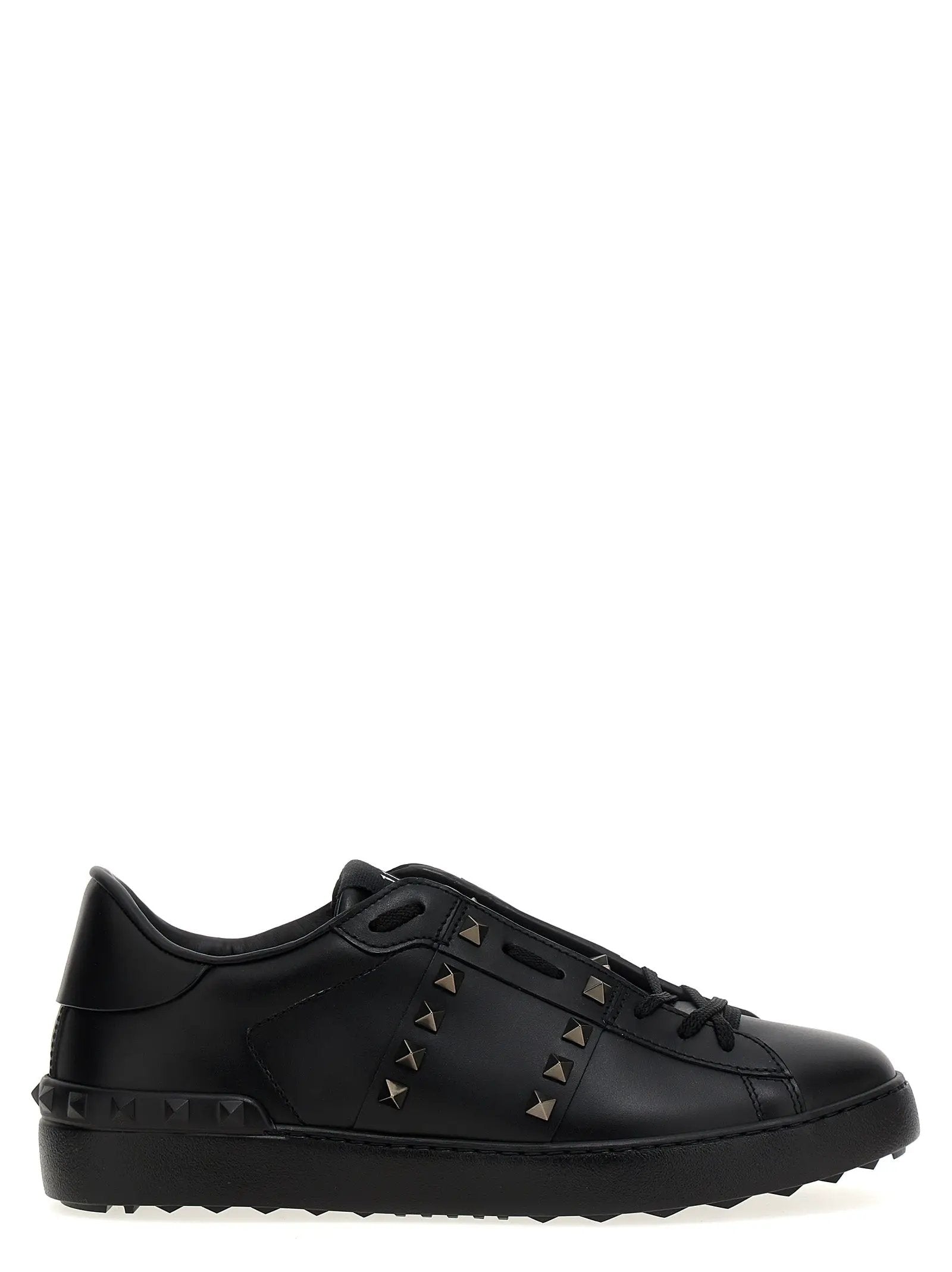 Valentino Garavani Black Calfskin Low Top Sneakers