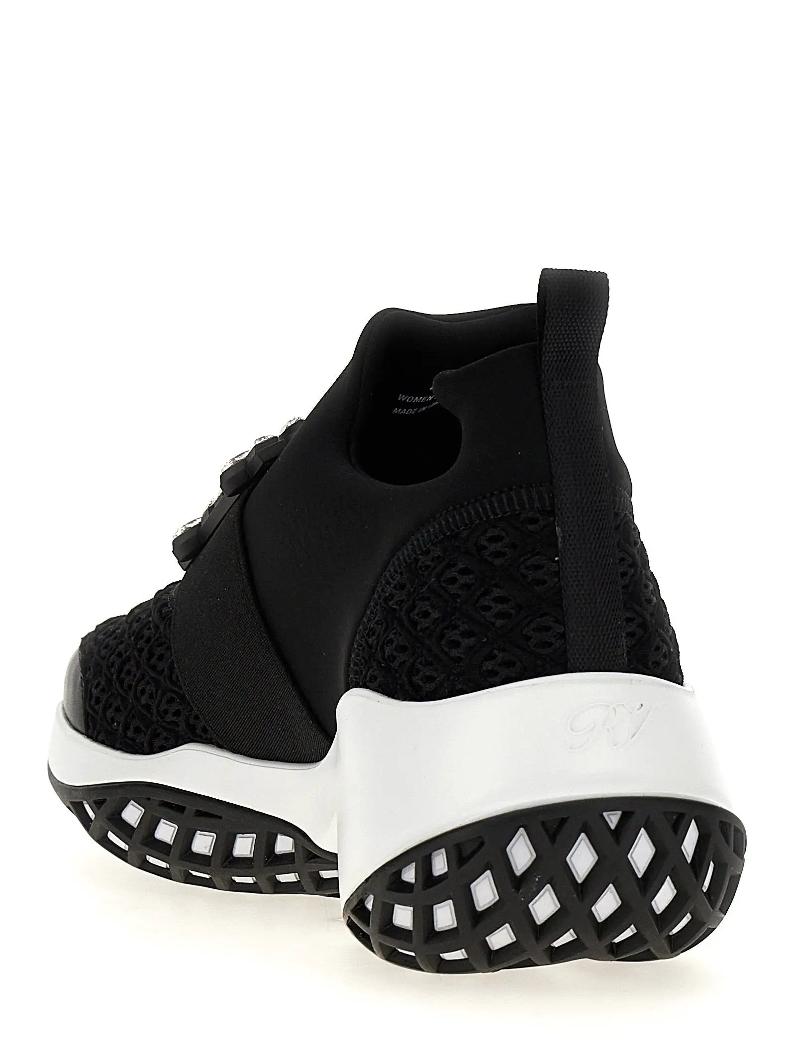 Roger Vivier Black Polyester Athletic Sneakers