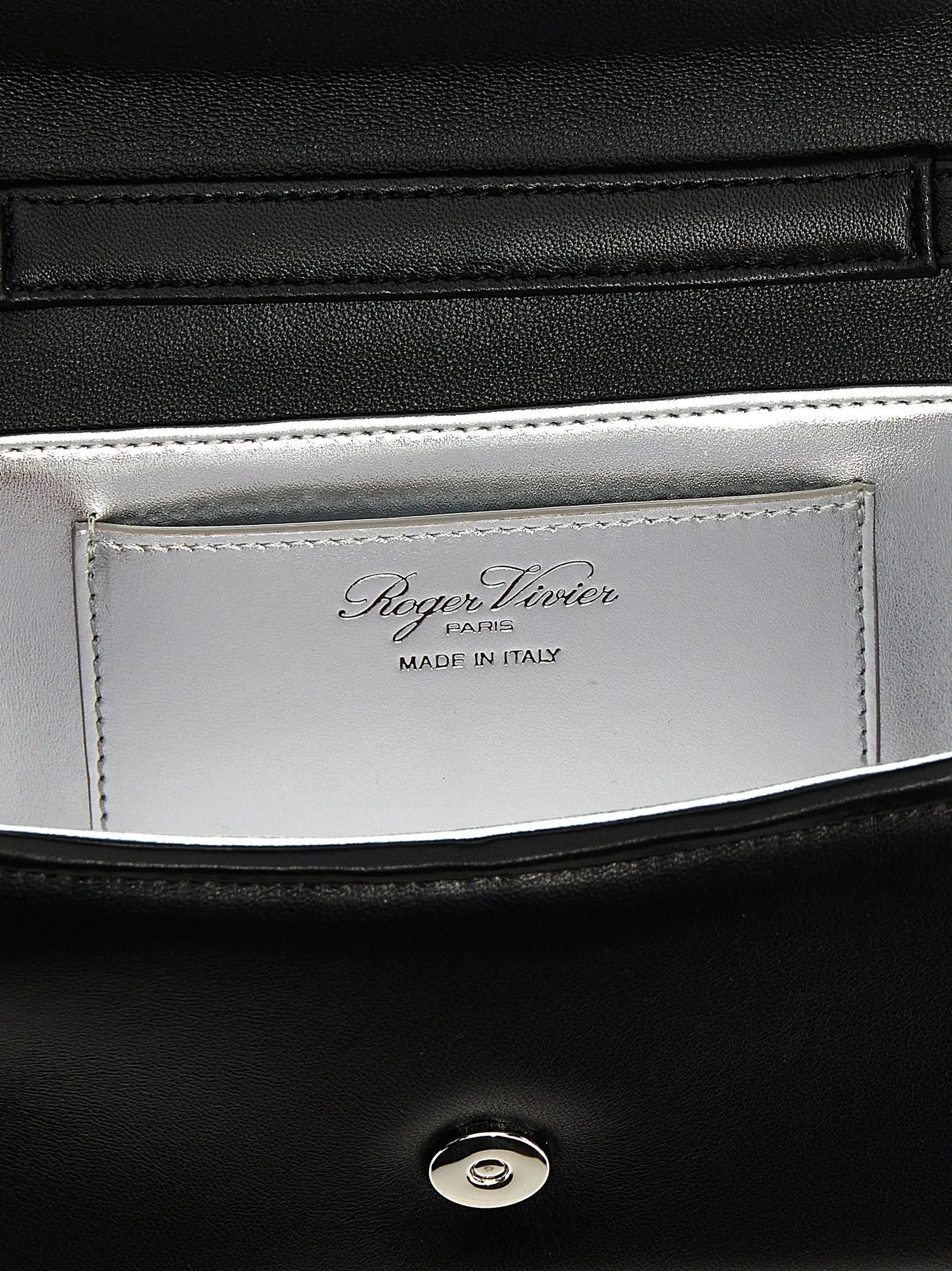 Roger Vivier Black Lamb Leather Handbag