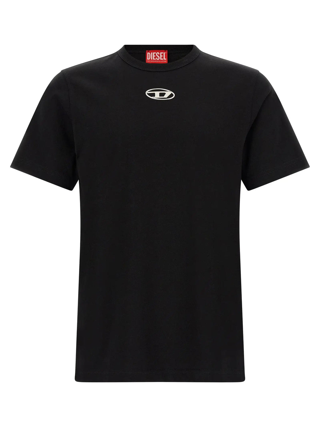 Diesel Black Cotton T-Shirt