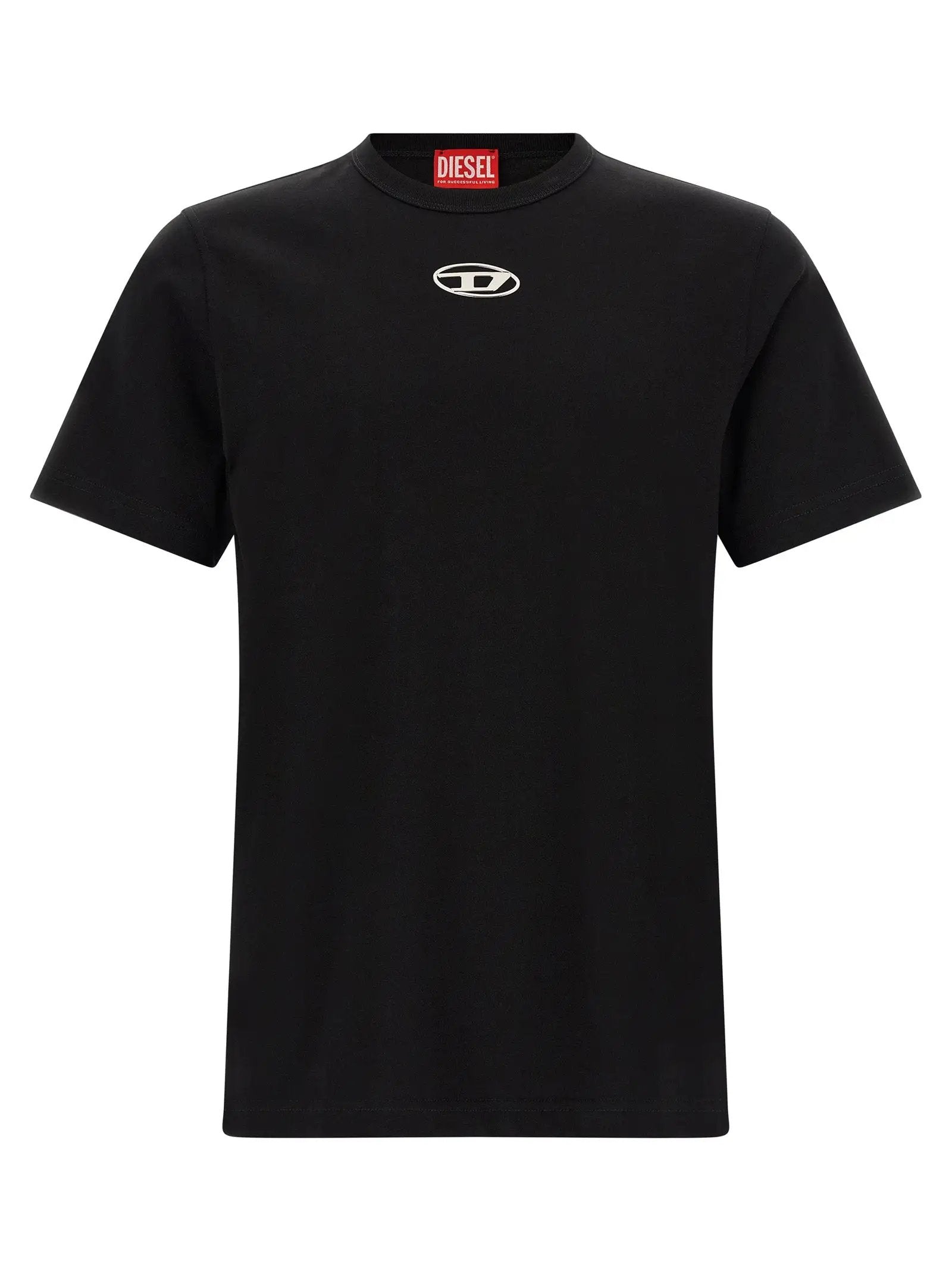 Diesel Black Cotton T-Shirt