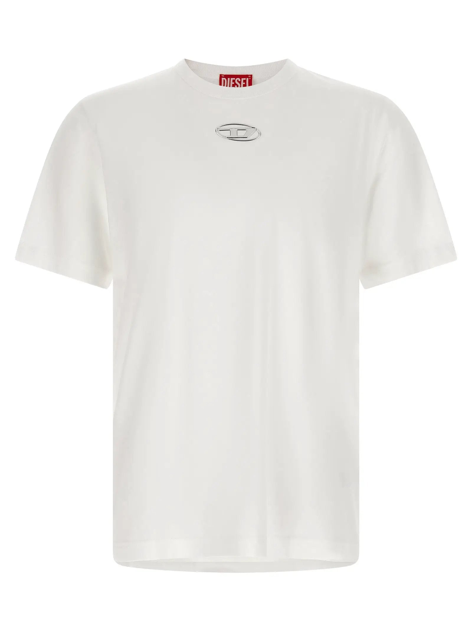 Diesel White Cotton T-Shirt
