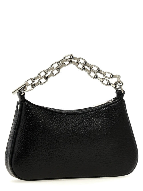 Sac à main Alexander McQueen en cuir d'agneau noir