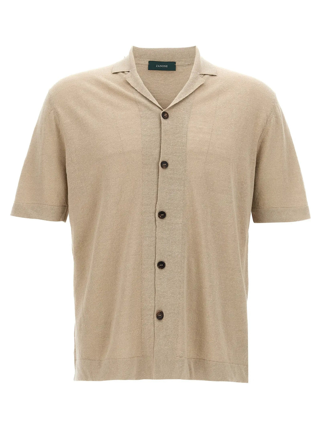 ZANONE Beige Linen Blouse