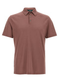 ZANONE Brown Cotton Polo Shirt