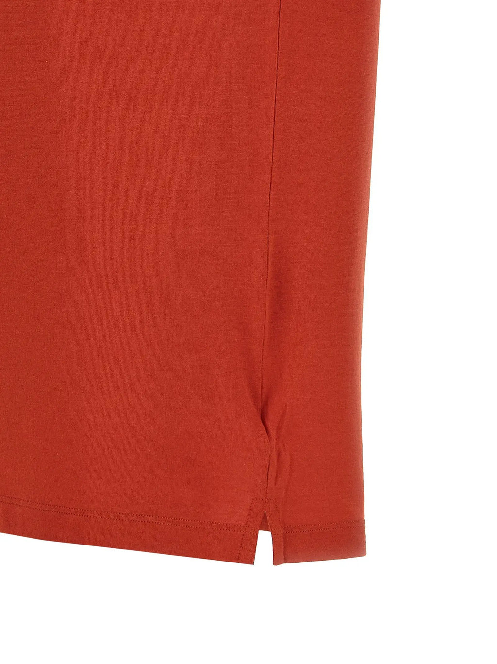 ZANONE Orange Cotton Polo Shirt
