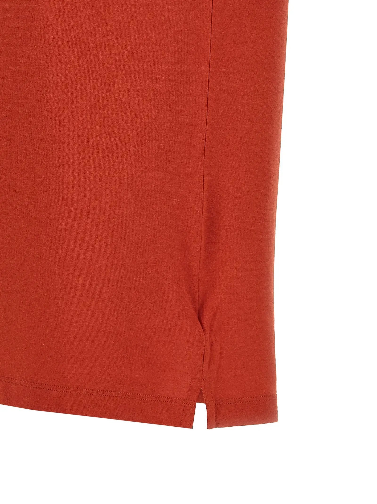 ZANONE Orange Cotton Polo Shirt