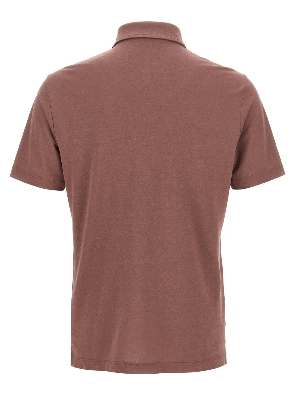 ZANONE Brown Cotton Polo Shirt