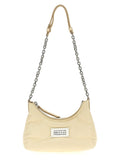 Maison Margiela White Lamb Leather Shoulder Bag