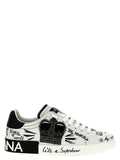 Dolce & Gabbana Bicolor Calfskin Sneakers