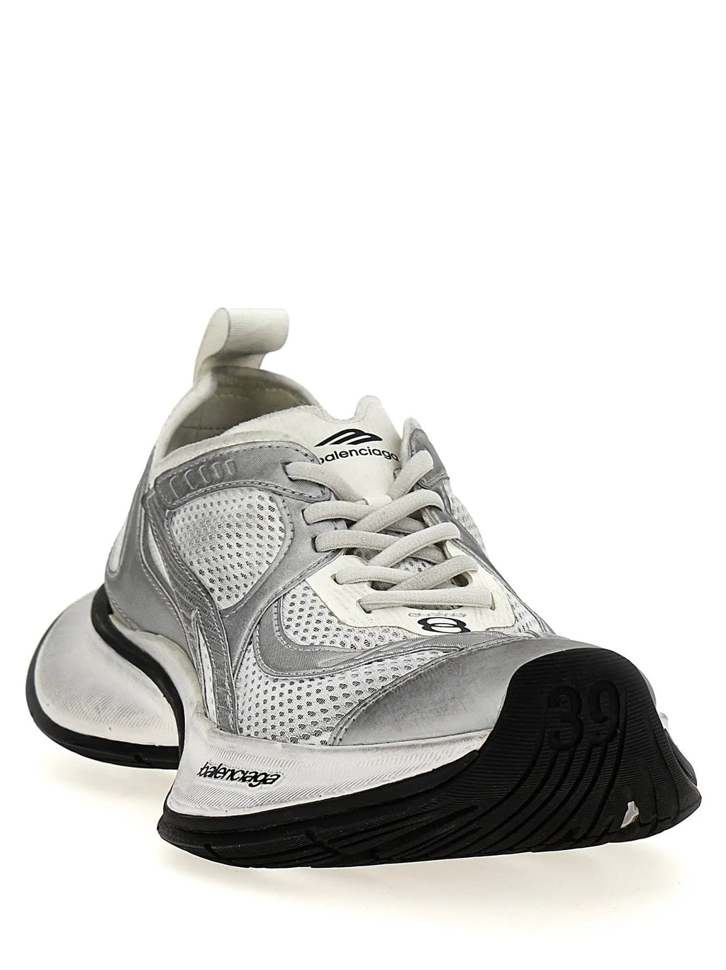 Baskets de sport Balenciaga grises en polyester