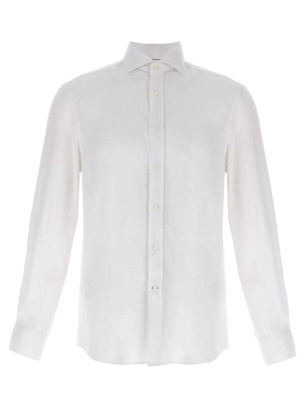 Brunello Cucinelli White Linen Blouse