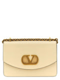 Valentino Garavani White Calfskin Shoulder Bag