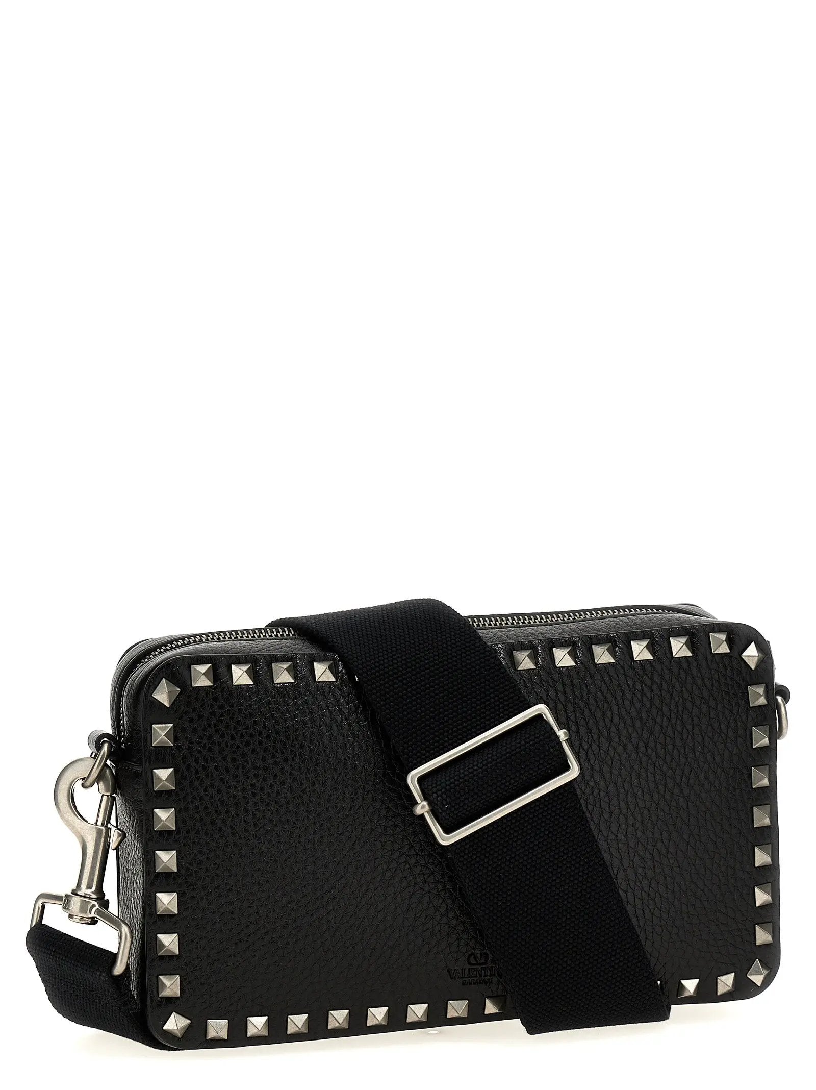 Valentino Garavani Black Calfskin Crossbody Bag