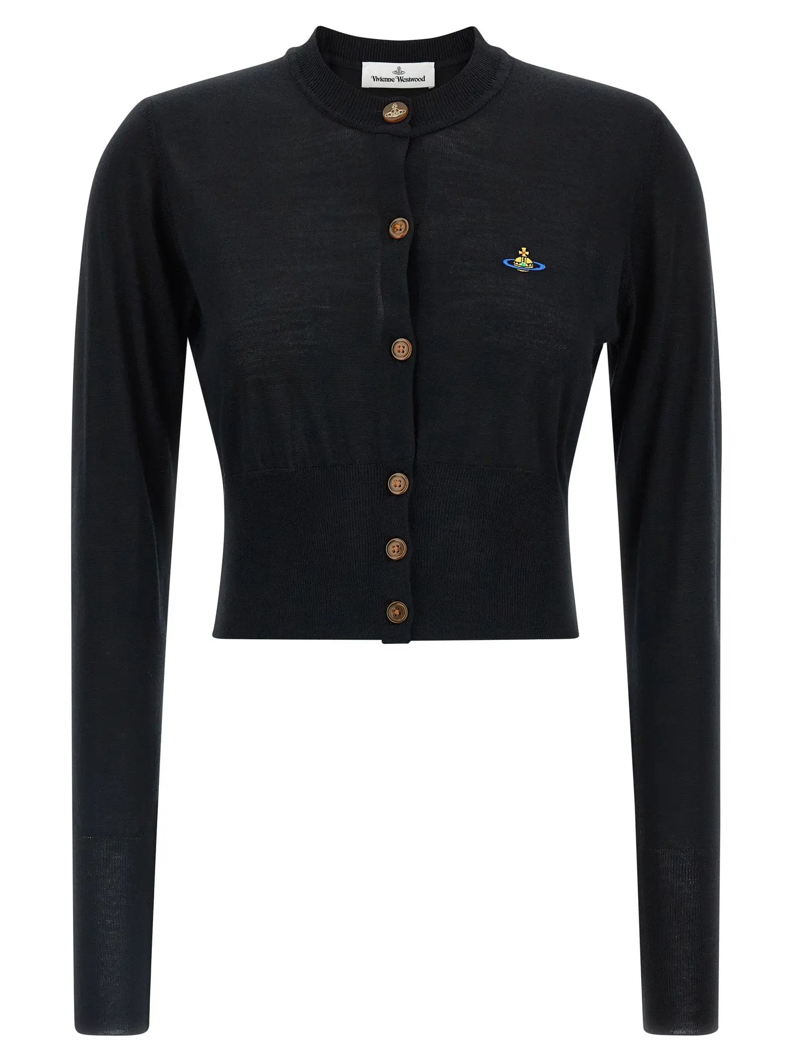 Vivienne Westwood Black Wool Cardigan