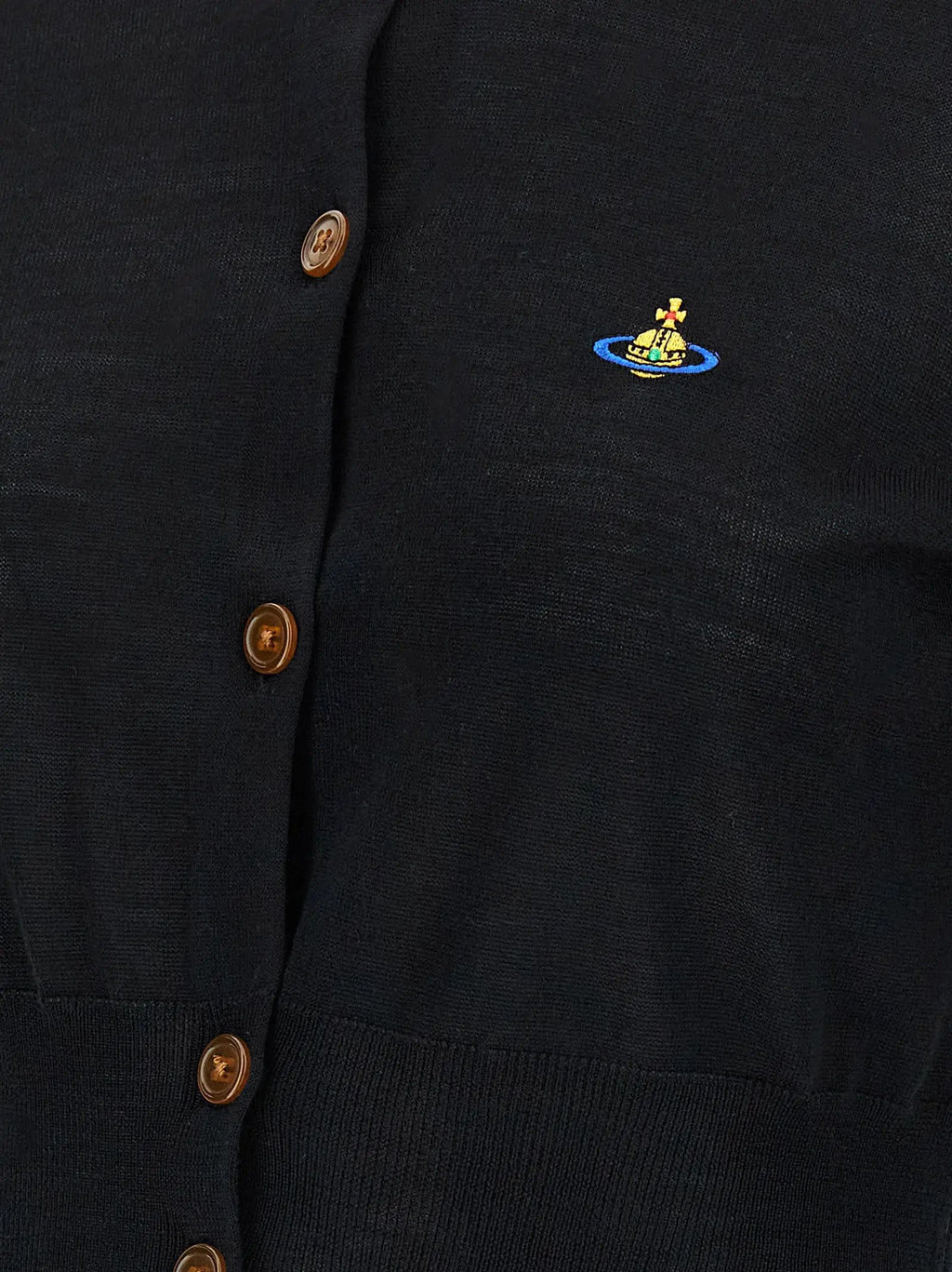 Vivienne Westwood Black Wool Cardigan