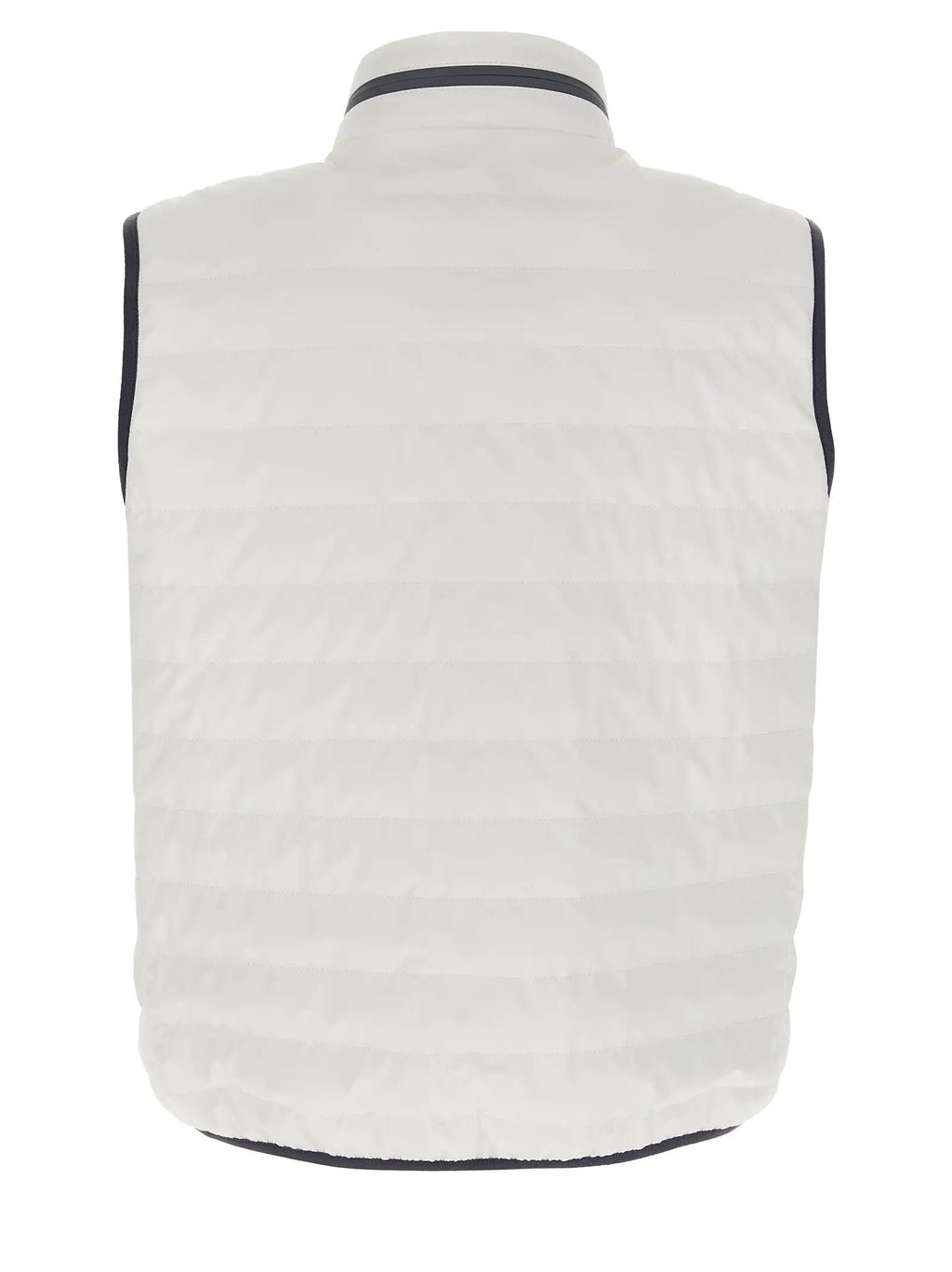 Brunello Cucinelli White Polyamide Sleeveless Jacket
