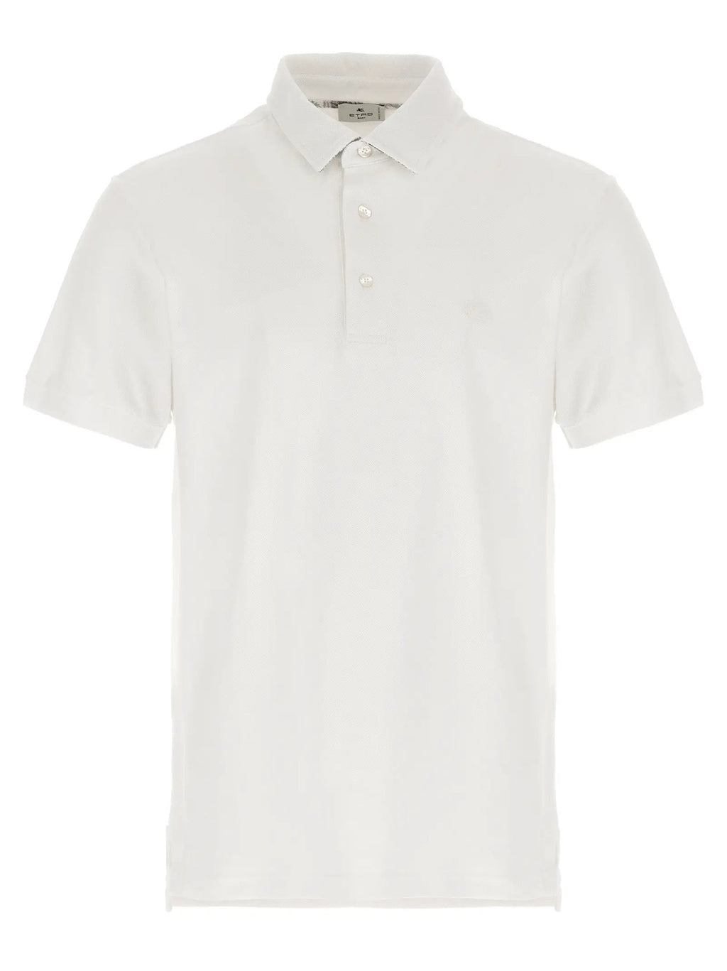 Etro White Cotton Polo Shirt