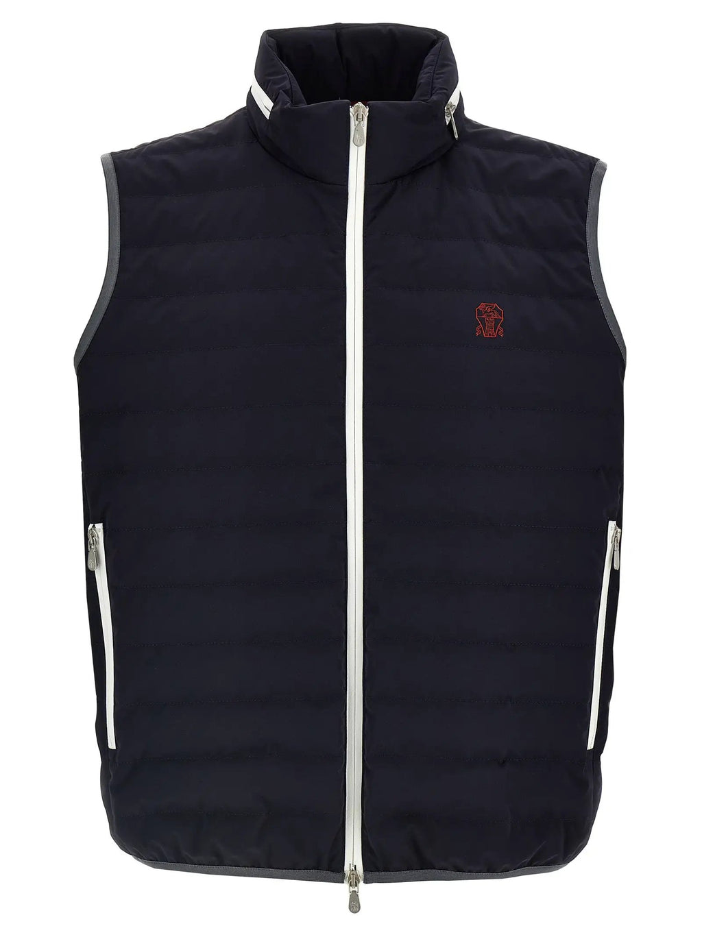 Brunello Cucinelli Blue Polyamide Coat