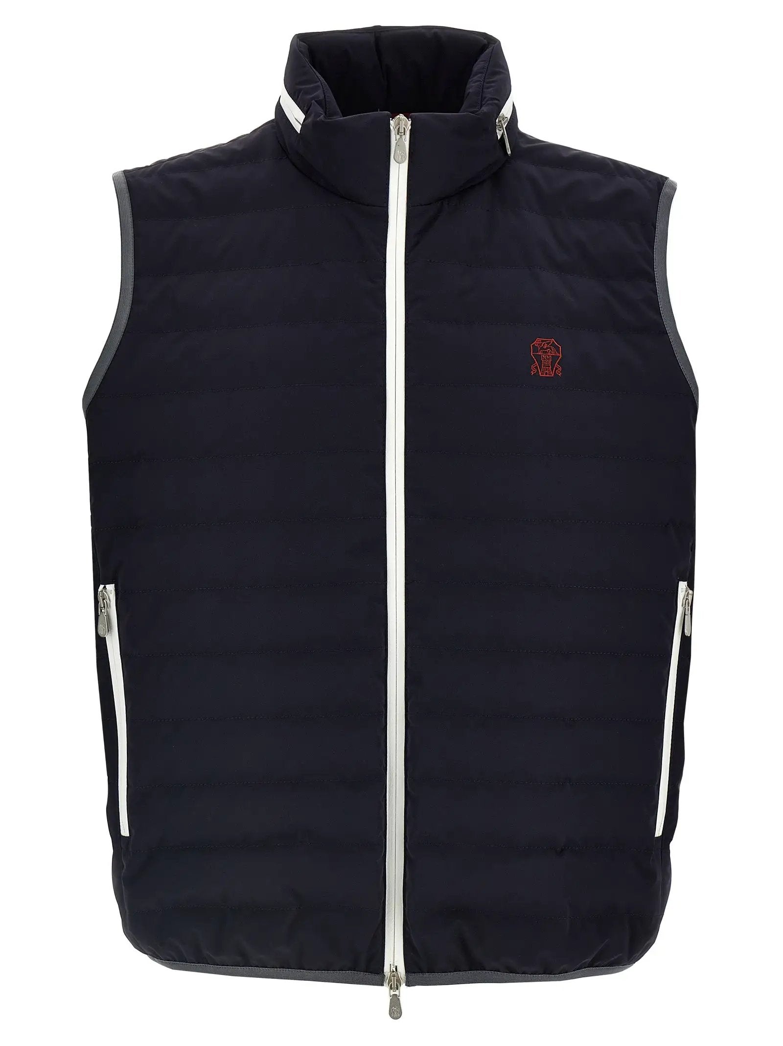 Brunello Cucinelli Blue Polyamide Coat